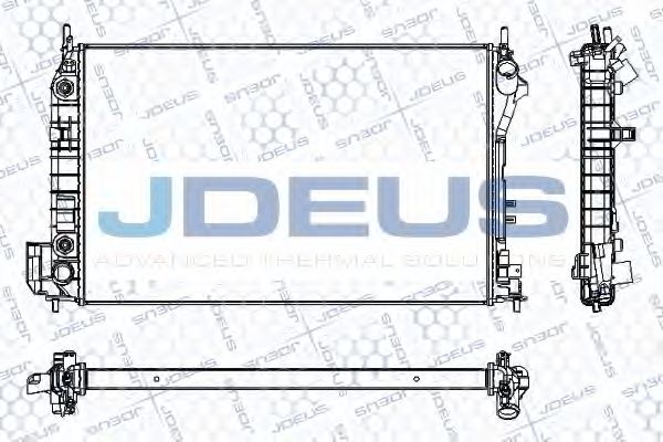 Радиатор, охлаждение двигателя JDEUS RA0200900