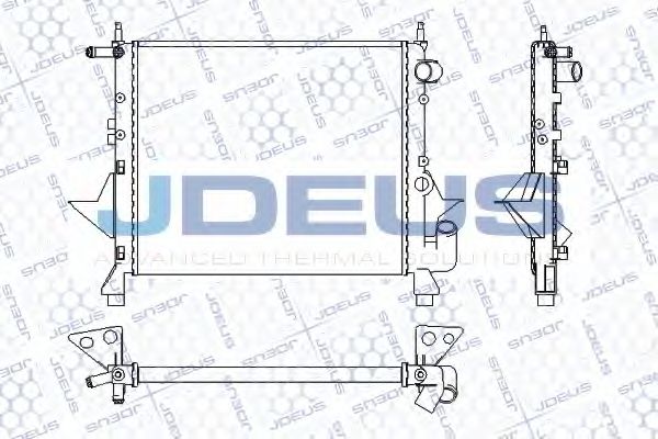 Радиатор, охлаждение двигателя JDEUS RA0230440