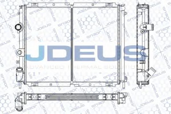 Радиатор, охлаждение двигателя JDEUS RA0230580