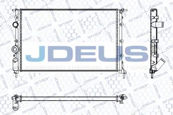 Радиатор, охлаждение двигателя JDEUS RA0230620