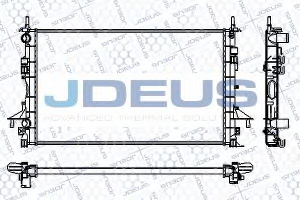 Радиатор, охлаждение двигателя JDEUS RA0230680