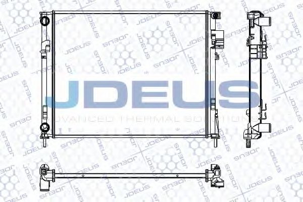 Радиатор, охлаждение двигателя JDEUS RA0230750