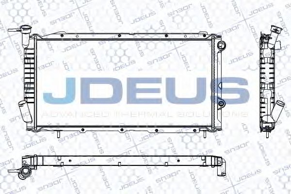 Радиатор, охлаждение двигателя JDEUS RA0260051