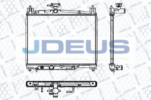 Радиатор, охлаждение двигателя JDEUS RA0280080