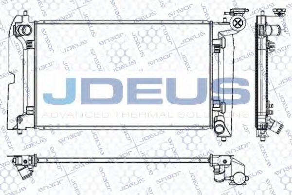 Радиатор, охлаждение двигателя JDEUS RA0280090
