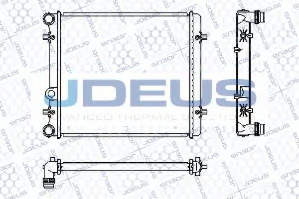 Радиатор, охлаждение двигателя JDEUS RA0300420