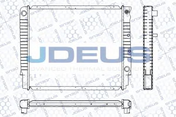 Радиатор, охлаждение двигателя JDEUS RA0310260