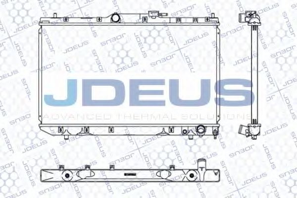 Радиатор, охлаждение двигателя JDEUS 028M66