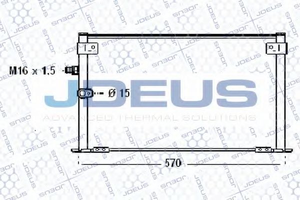 Конденсатор, кондиционер JDEUS 728M58