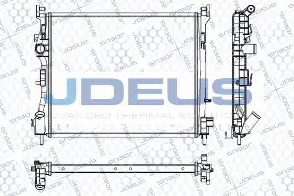 Радиатор, охлаждение двигателя JDEUS RA0230840