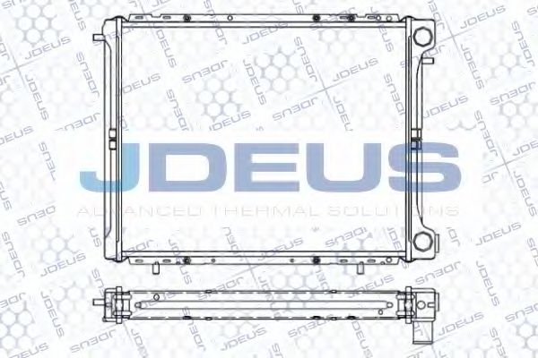 Радиатор, охлаждение двигателя JDEUS 023V35A