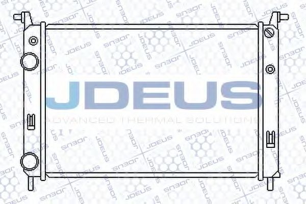 Радиатор, охлаждение двигателя JDEUS 011M33