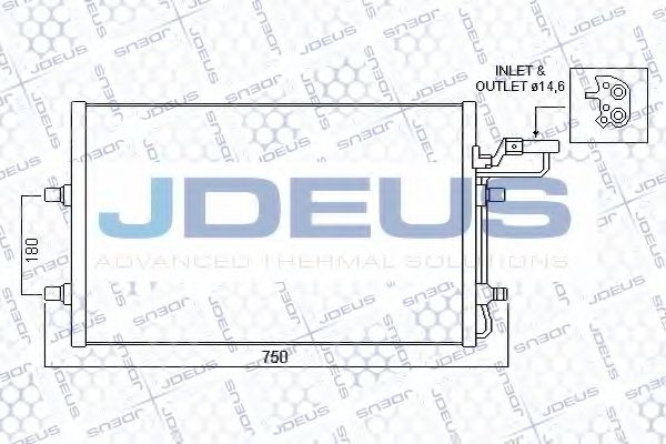 Конденсатор, кондиционер JDEUS 731M14
