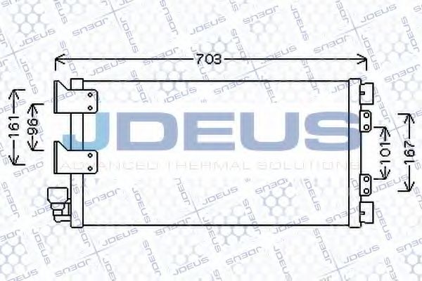 Конденсатор, кондиционер JDEUS 702M18