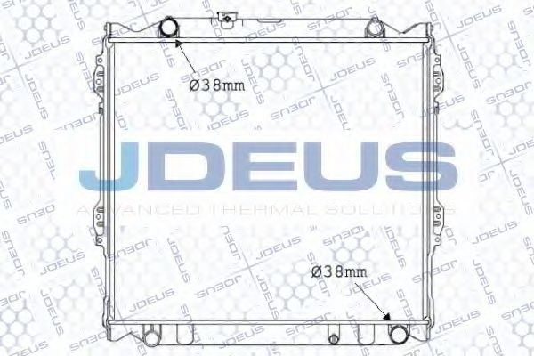 Радиатор, охлаждение двигателя JDEUS 028M44