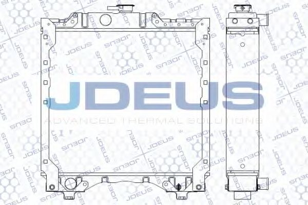 Радиатор, охлаждение двигателя JDEUS 060M06