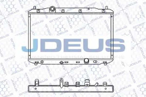 Радиатор, охлаждение двигателя JDEUS RA0130100