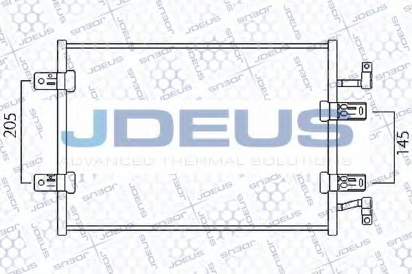 Конденсатор, кондиционер JDEUS 723M39