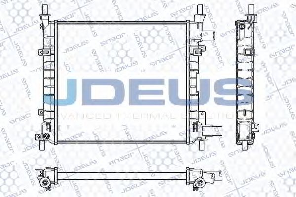 Радиатор, охлаждение двигателя JDEUS RA0120971
