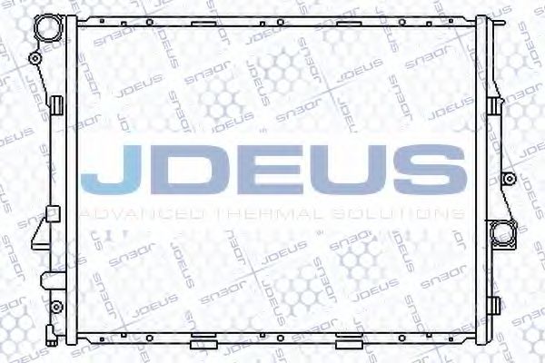 Радиатор, охлаждение двигателя JDEUS 005M27