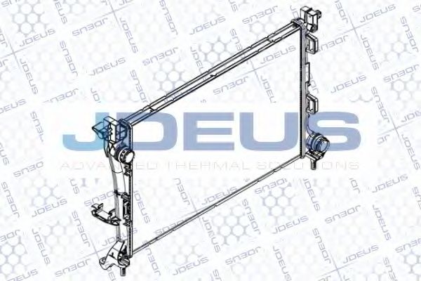 Радиатор, охлаждение двигателя JDEUS RA0111340