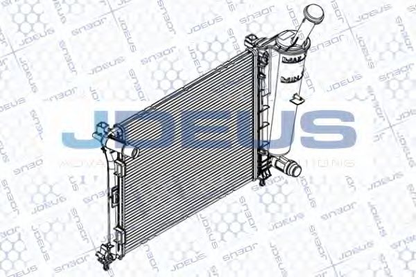 Радиатор, охлаждение двигателя JDEUS RA0111360