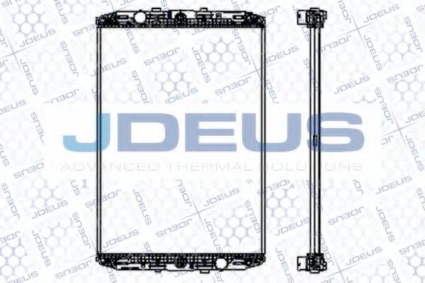 Радиатор, охлаждение двигателя JDEUS 108M01B