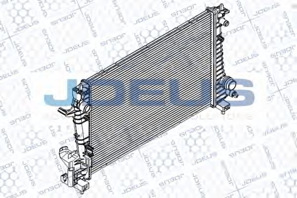 Радиатор, охлаждение двигателя JDEUS RA0560030