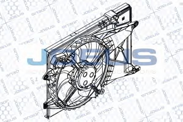 Вентилятор, охлаждение двигателя JDEUS EV893600