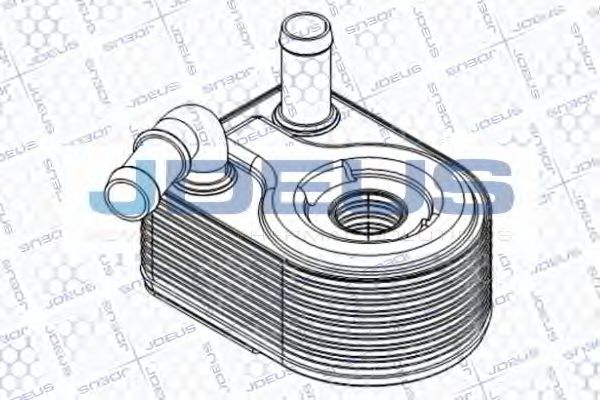 масляный радиатор, двигательное масло JDEUS 412M07