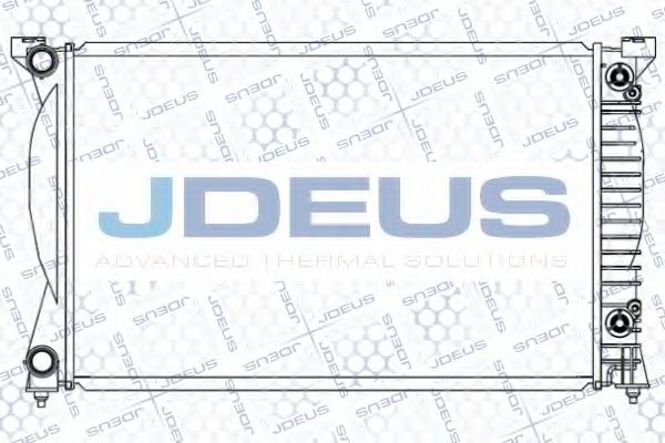 Радиатор, охлаждение двигателя JDEUS 001M27