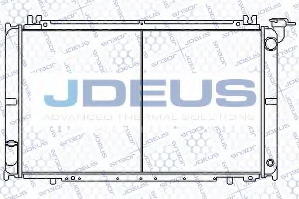 Радиатор, охлаждение двигателя JDEUS 019M67