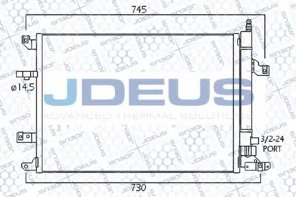 Конденсатор, кондиционер JDEUS 731M17