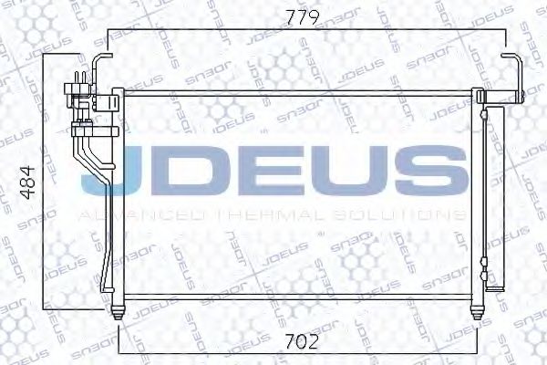 Конденсатор, кондиционер JDEUS 754M42