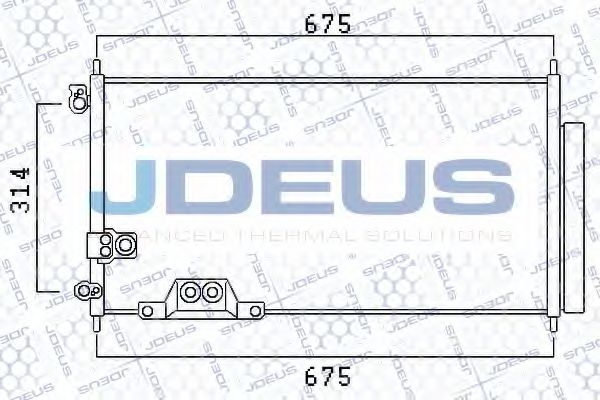 Конденсатор, кондиционер JDEUS 713M34