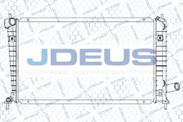 Радиатор, охлаждение двигателя JDEUS 024M02