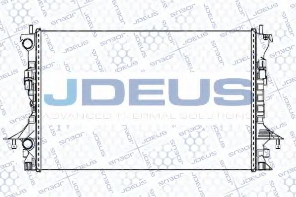 Радиатор, охлаждение двигателя JDEUS 023M54