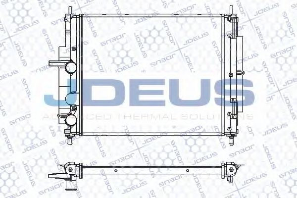 Радиатор, охлаждение двигателя JDEUS RA0111110