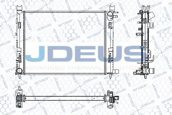 Радиатор, охлаждение двигателя JDEUS RA0231100