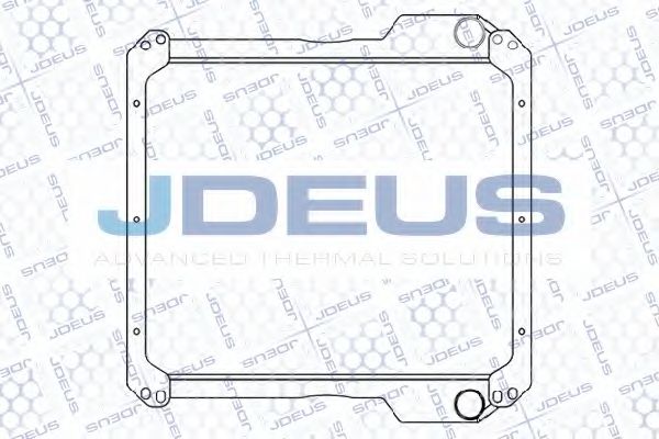 Радиатор, охлаждение двигателя JDEUS 064M04A