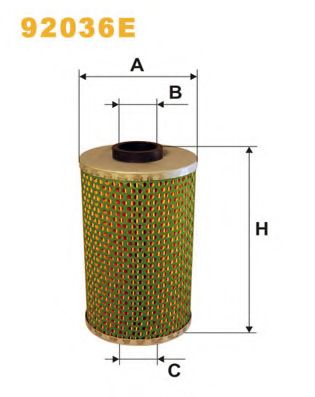 Масляный фильтр WIX FILTERS 92036E