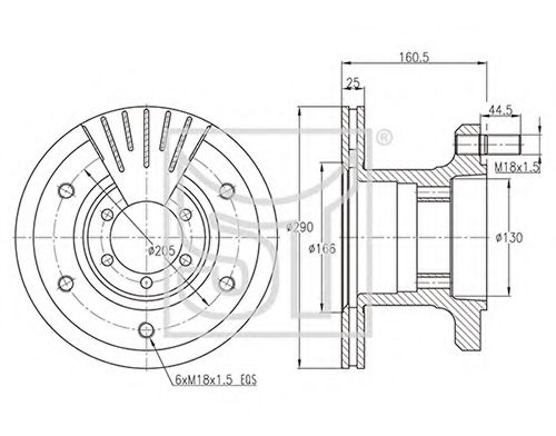 Тормозной диск ST-TEMPLIN 03.110.0812.400