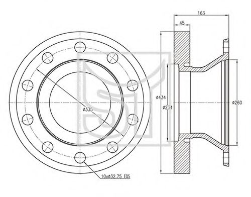 Тормозной диск ST-TEMPLIN 03.110.4255.220