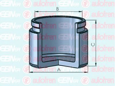 Поршень, корпус скобы тормоза AUTOFREN SEINSA D025534