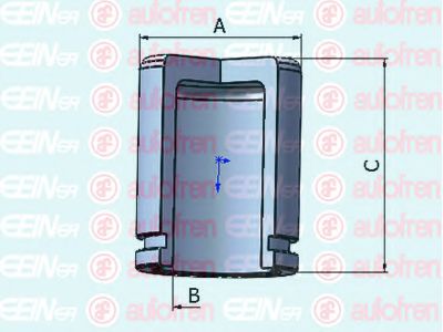 Поршень, корпус скобы тормоза AUTOFREN SEINSA D025546