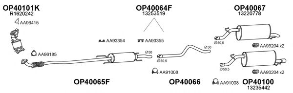 Система выпуска ОГ VENEPORTE 770162