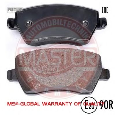 Комплект тормозных колодок, дисковый тормоз MASTER-SPORT 13046058482N-SET-MS