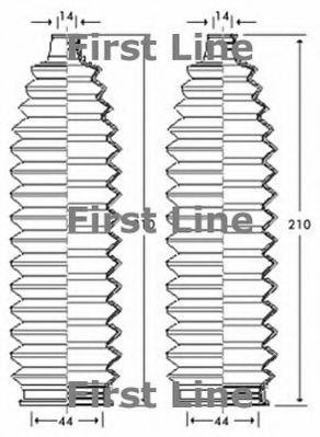 Пыльник, рулевое управление FIRST LINE FSG3256