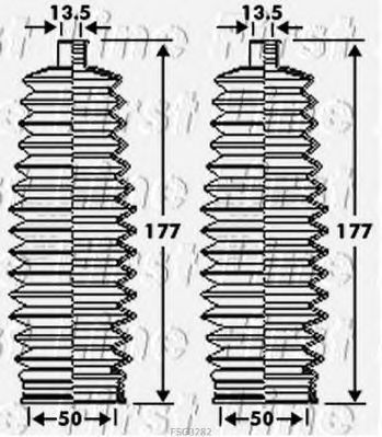 Пыльник, рулевое управление FIRST LINE FSG3282