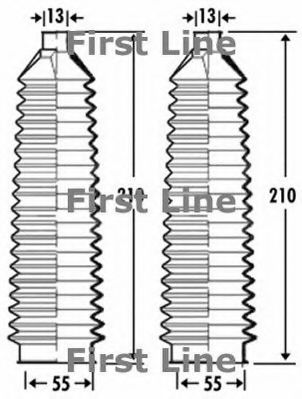 Пыльник, рулевое управление FIRST LINE FSG3295